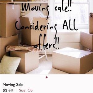 Moving sale! Send offers!